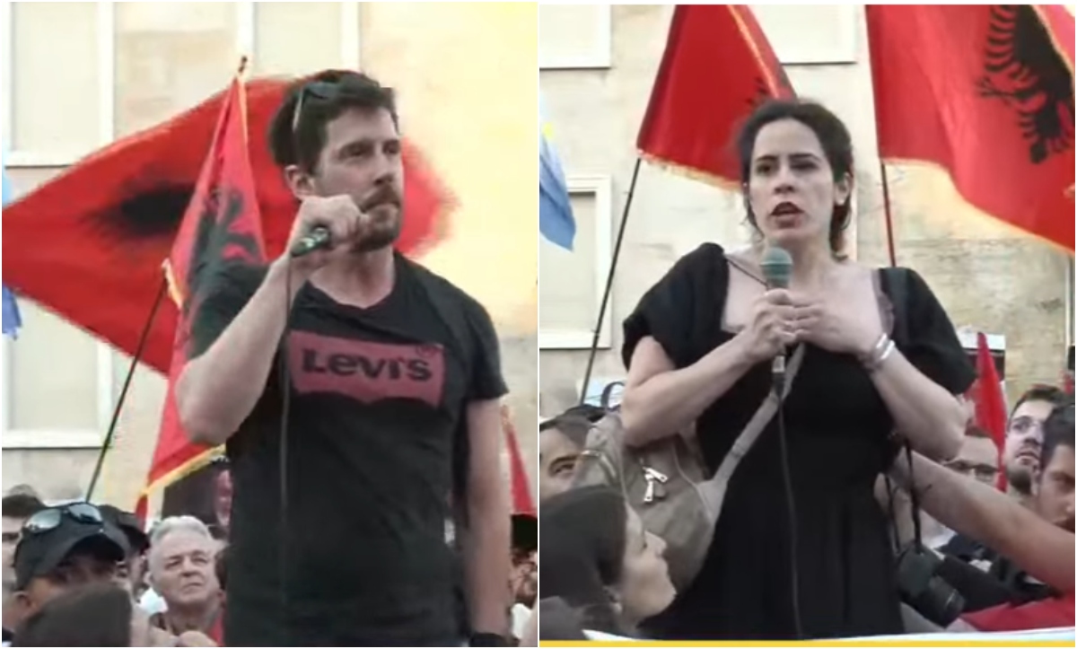 Turistët italianë flasin para Kryeministrisë: Nuk jemi të trembur nga protesta!