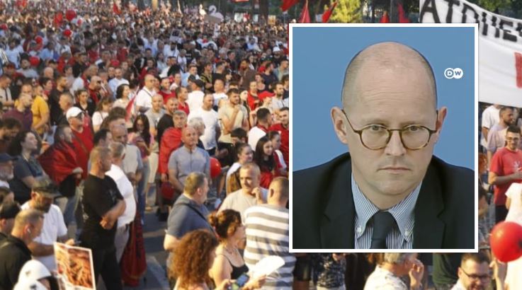 Mijëra qytetarë prej më shumë se 3 javë në shesh për largimin e Ramës, reagon Ministria e Jashtme gjermane: Njerëzit në Shqipëri kanë të drejtë të protestojnë