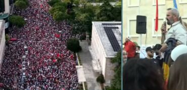 “Onkologjiku është një Auschwitz”/ Fjalimi prekës i protestuesit që po lufton me kancerin: Fajtore për këto është kjo godinë e ndyrë që duhet shembur