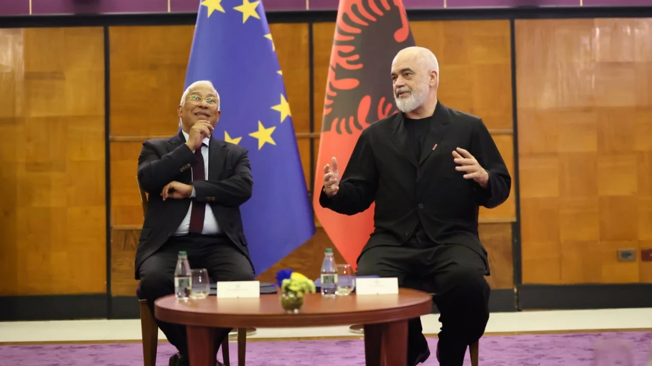 Turi ballkanik i Presidentit të Këshillit të Europës, Rama pret në Kryeministri Antonio Costan