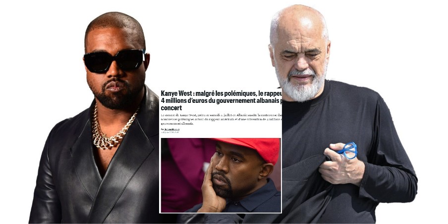 Media franceze shkruan për polemikat e koncertit të Kanye West: Reperi do të marrë 4 milionë euro nga qeveria shqiptare! Financimi vjen mes protestave masive