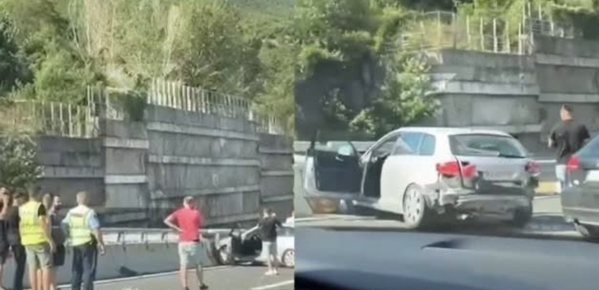 Përplasje e rëndë mes 6 makinave në autostradën “Ibrahim Rugova”, plagosen 8 persona, mes tyre edhe një grua shtatzënë