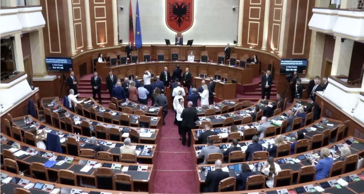 Opozita bllokon foltoren e Kuvendit, nuk lejon raportimin e Avokatit të Popullit