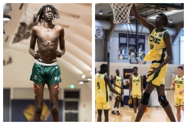 Basketbollisti fenomen, vetëm 18 vjeç por është më i gjatë se të gjithë basketbollistët e NBA-së