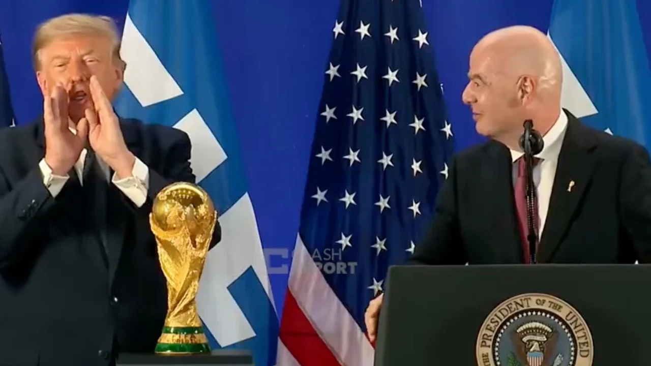Batuta e presidentit Trump live në TV që vuri në siklet Infantinon