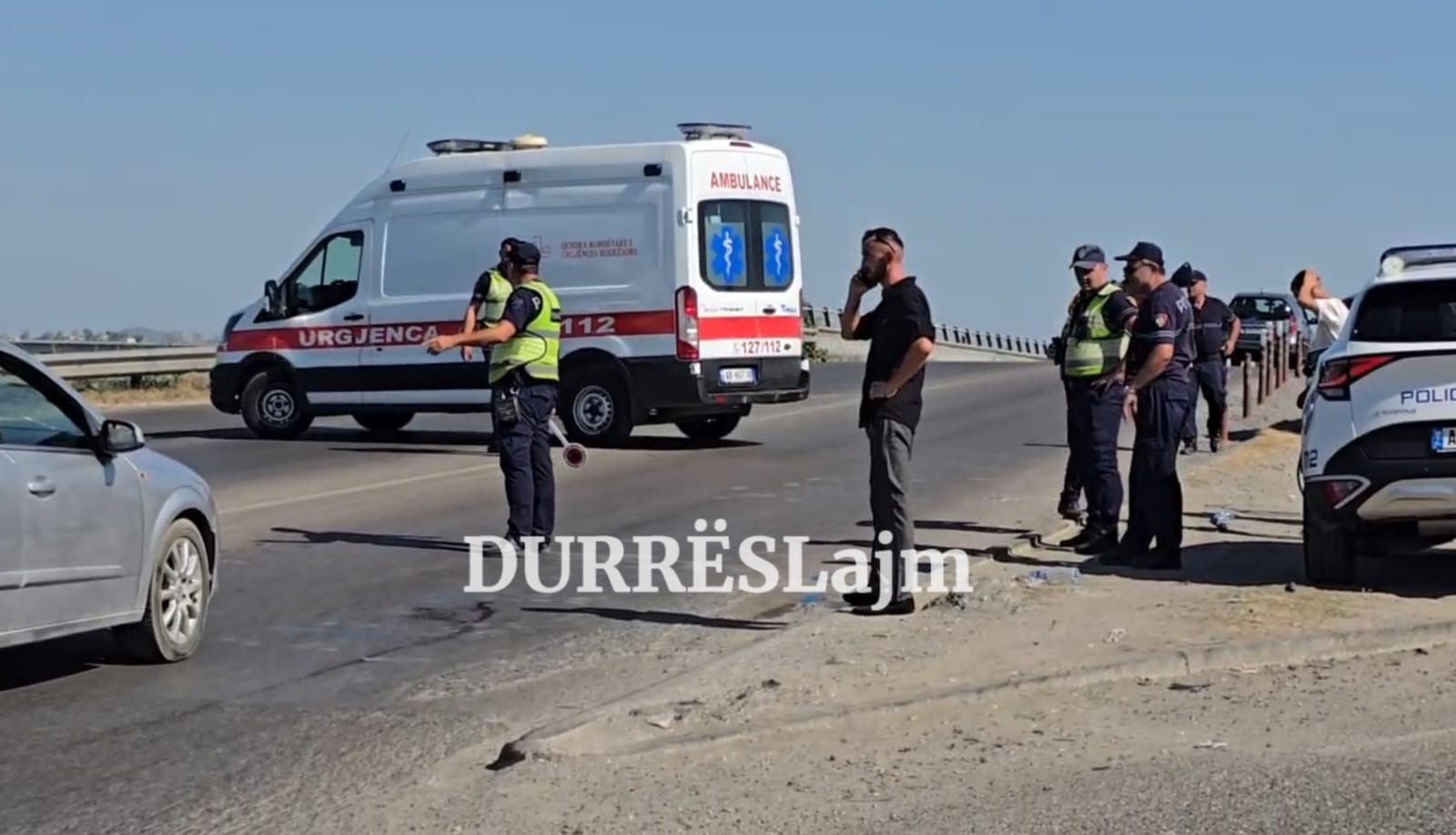Aksident në mbikalimin e Shkozetit, makina përplas një të moshuar me biçikletë