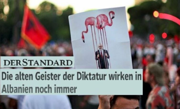 “Rinia nuk ka më frikë”- 44 ditë revoltë për dorëheqjen e Ramës, gazeta “Der Standard” jehonë protestës popullore në Shqipëri!