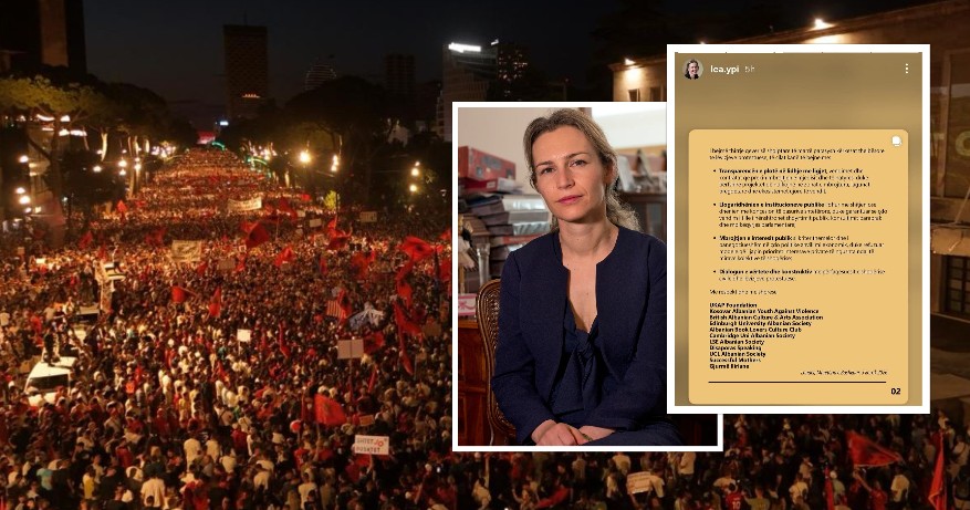 Lea Ypi shpërndan letrën e hapur të diasporës shqiptare: Mbështetje prostestave! Kërkojnë transparencë dhe llogaridhënie nga qeveria