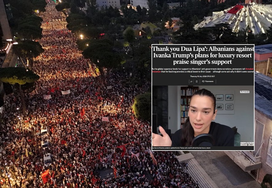 “Faleminderit Dua Lipa” – The Independent: Protestuesit kundër qeverisë vlerësojnë deklaratat e yllit global