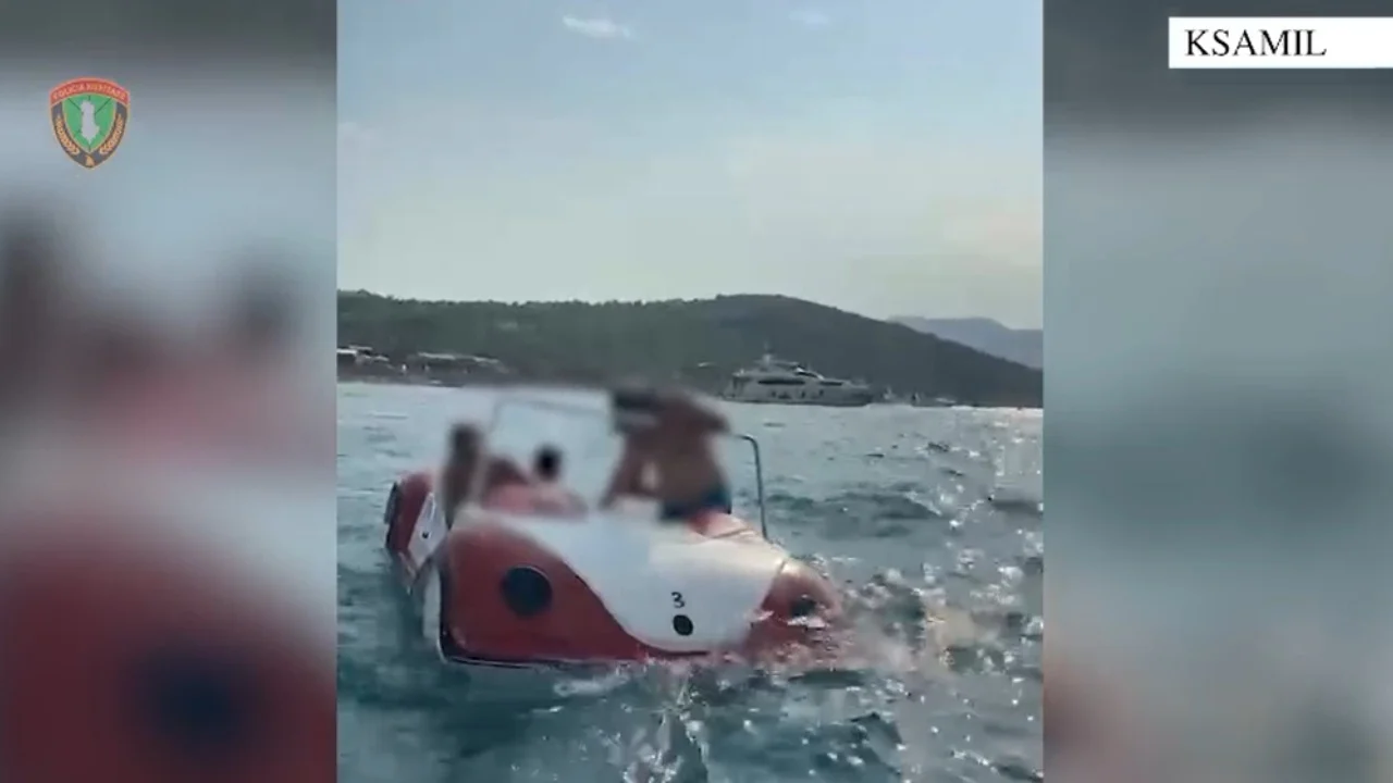 Rrezikuan të mbyteshin në det, shpëtohen pesë turistë në Ksamil