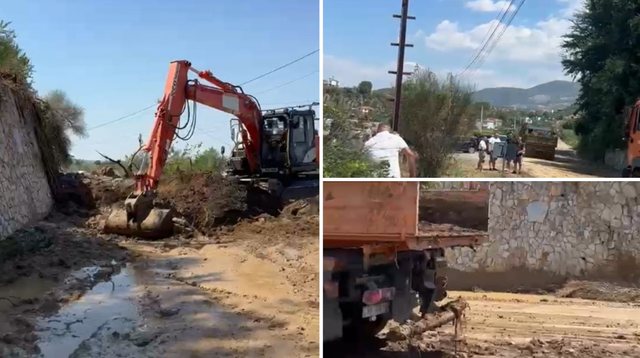 Shembet kanali vaditës, aksi Elbasan-Cërrik mbetet prej tre orësh i bllokuar