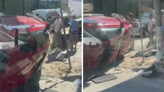 Aksident pranë Universitetit Bujqësor të Tiranës, policia në vendngjarje