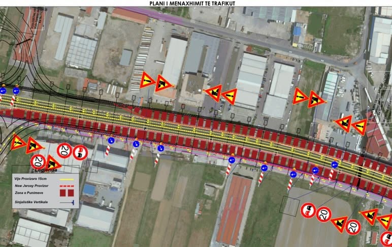 Autostrada Durrës-Tiranë me kufizime për dy net radhazi, ARRSH: Si do devijohet lëvizja e mjeteve