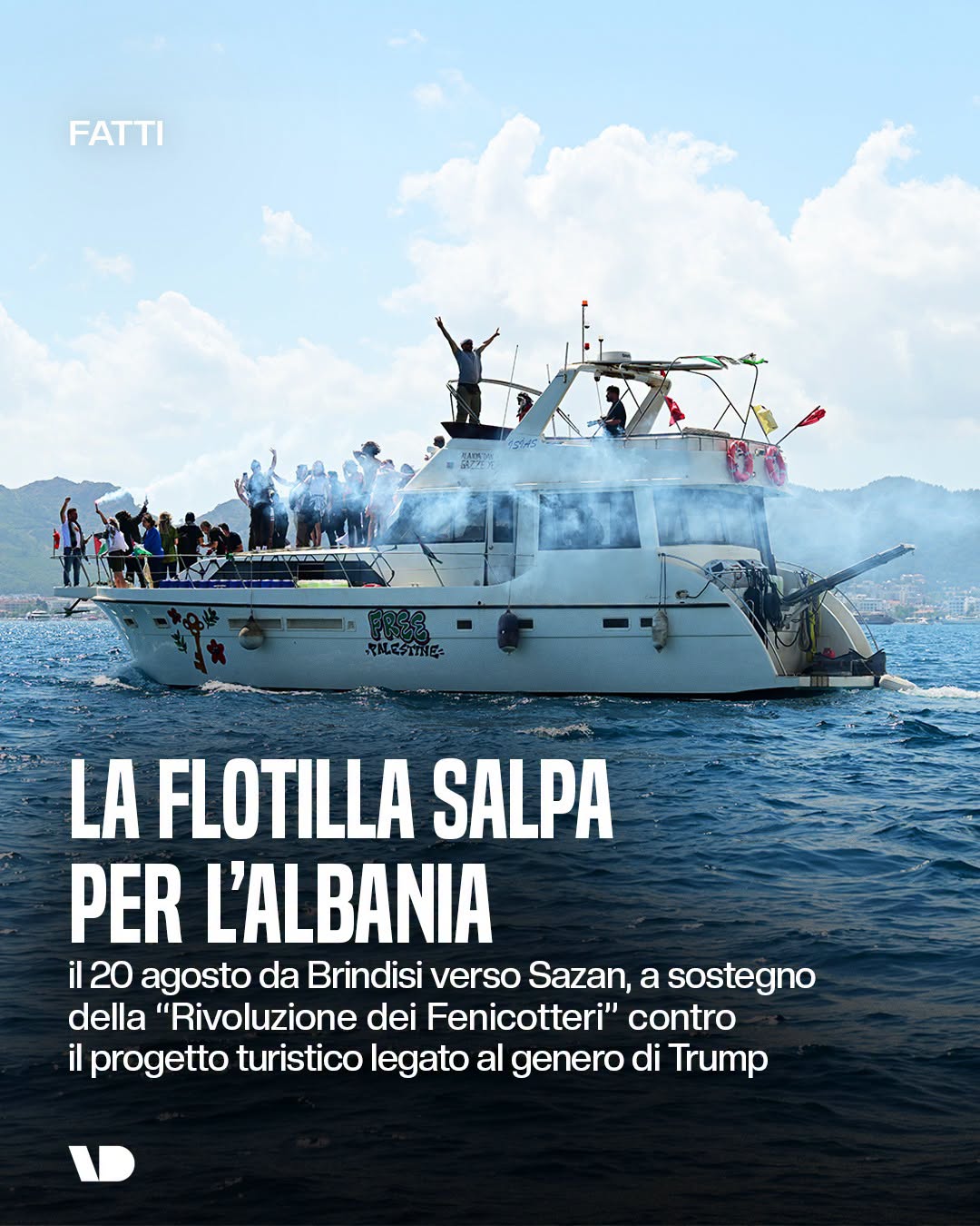 Flotilja niset drejt Sazanit më 20 gusht, mbështetje për “Revolucionin e Flamingove”