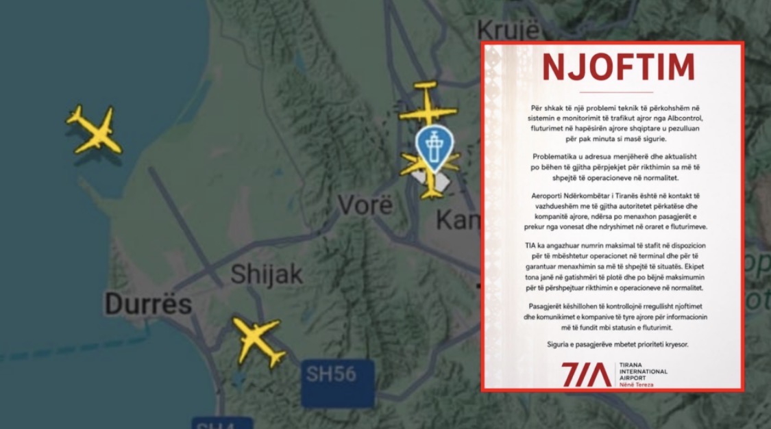 Pezullimi i fluturimeve, reagon aeroporti i Rinasit: Po punojmë për rikthimin në normalitet