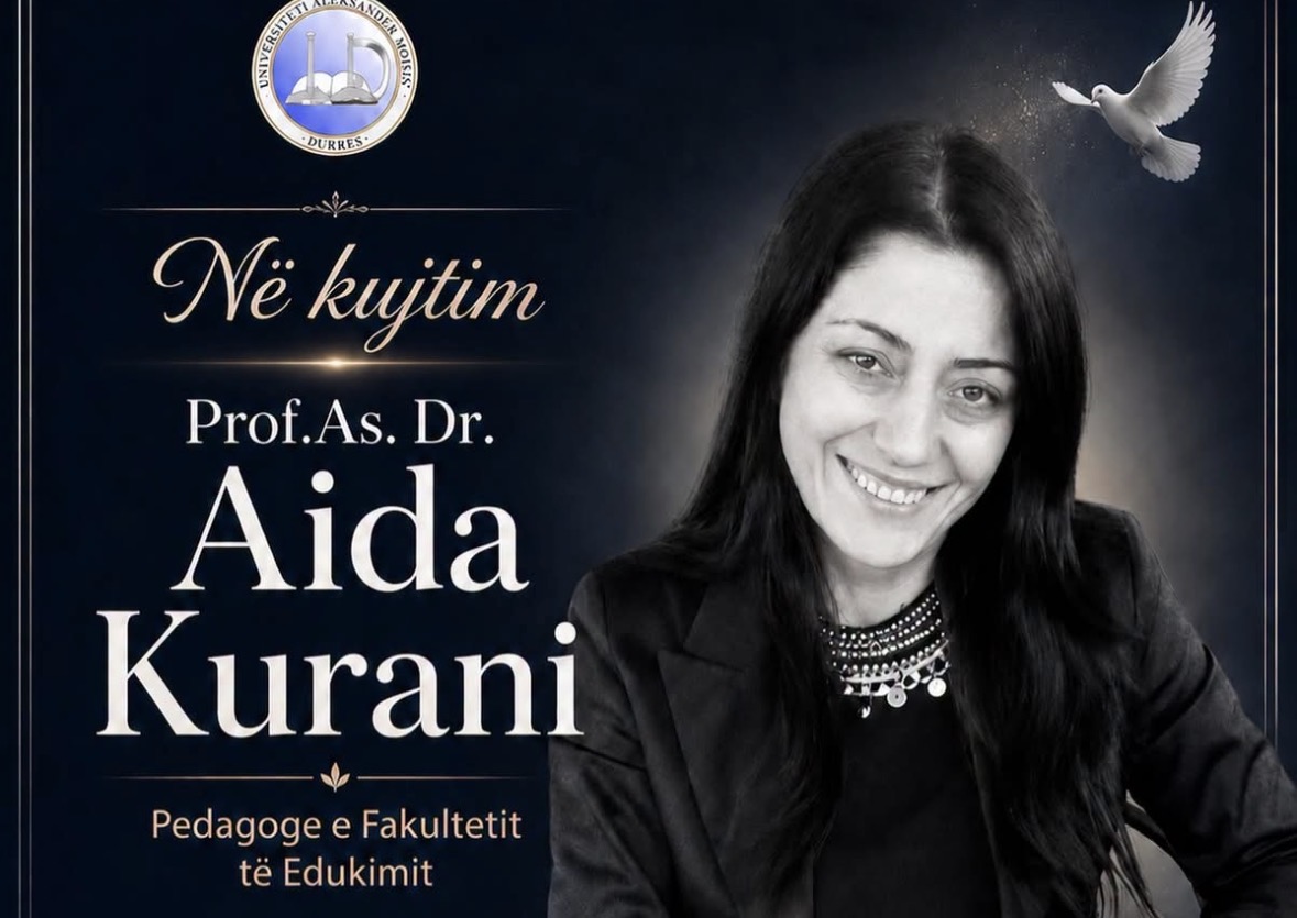 Ndahet nga jeta pedagogia dhe një prej themelueseve të UAMD-së, Prof. As.Dr. Aida Kurani
