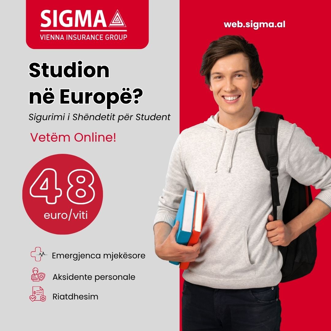 Studion jashtë Shqipërisë? Sigurimi shëndetësor është pjesë e rëndësishme e udhëtimit tënd!