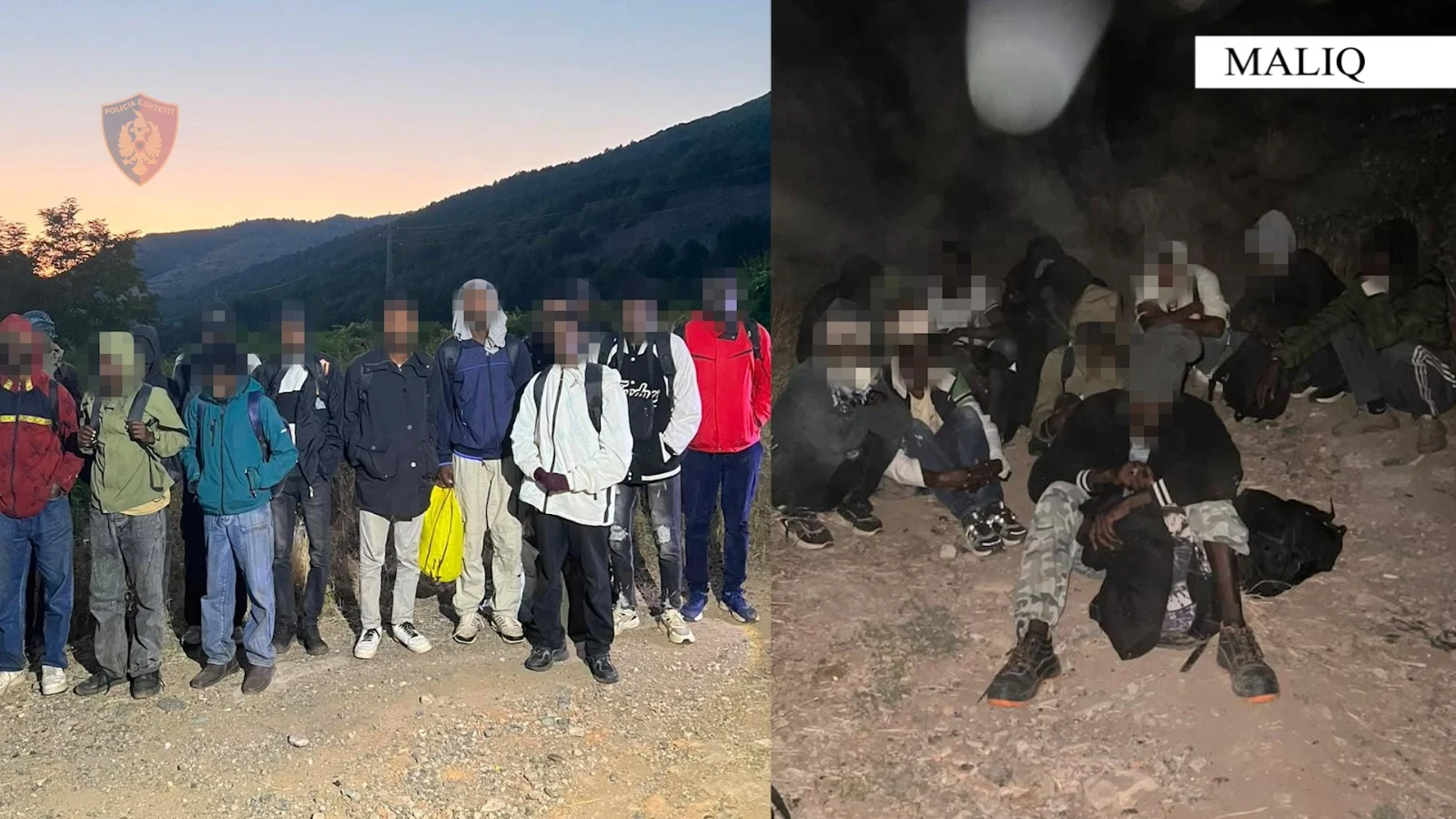 Do kalonin ilegalisht drejt Malit të Zi 28 shtetas afrikanë, arrestohen 2 persona nga Korça
