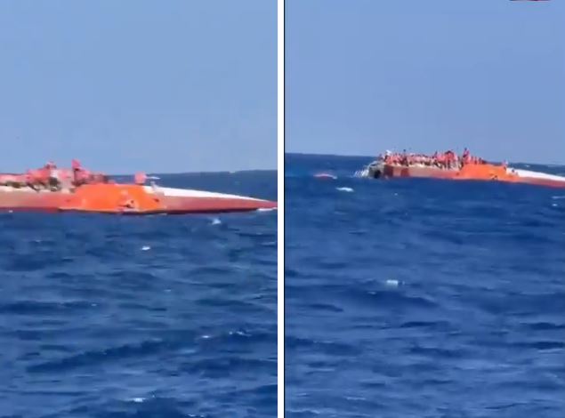 VIDEO/ Trageti me mbi 260 persona përmbyset pranë Qipros, nis operacioni i shpëtimit