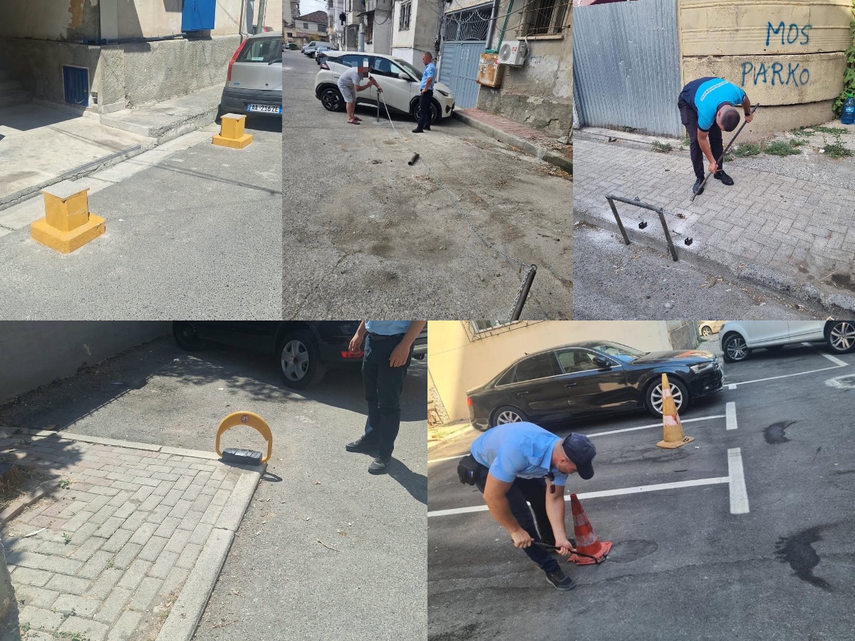 Policia Bashkiake Durrës nis aksion për pengesat e vendparkimeve: Largojini vullnetarisht, në të kundërt…