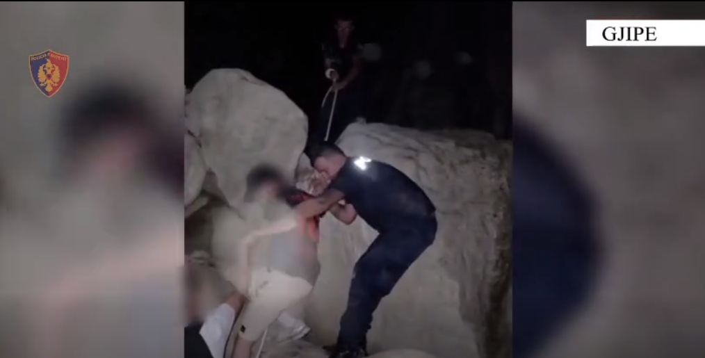 Mbetën të bllokuar në Kanionet e Gjipesë, policia shpëton turistin holandez dhe dy fëmijët e tij të mitur (VIDEO)