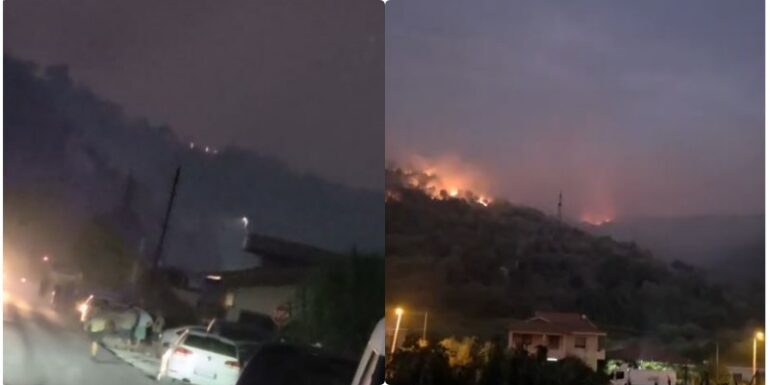 Situata alarmante me zjarrin në Levan, tre persona me shenja asfiksie, ambulanca në vendngjarje