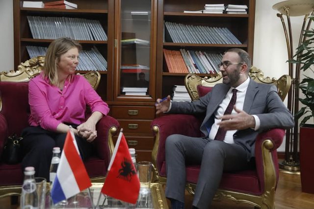 Bardhi takon Ambasadoren e re të Holandës në Shqipëri: Krimi dhe korrupsioni kanë kapur shtetin