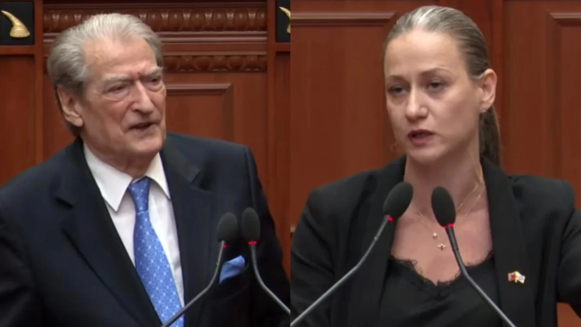“Ke kaluar nga zyra e Ergysit që u bëre deputete?”/ Ministrja Ismaili i përgjigjet fjalës së Berishës në Kuvend: Tek Agasi isha bashkë me Argitën