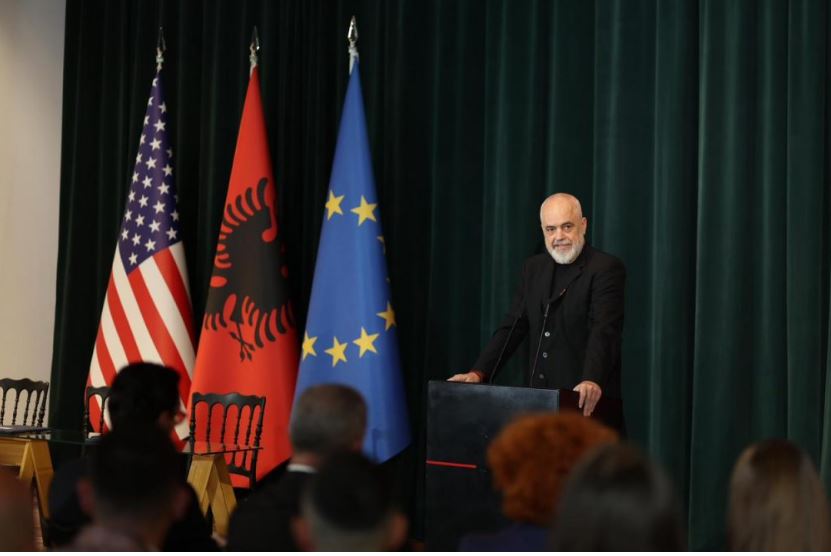 Kryeministri Rama me shqiptarët në Michigan: S’jemi më vend mbijetese, por shprese. Pritshmëritë janë rritur