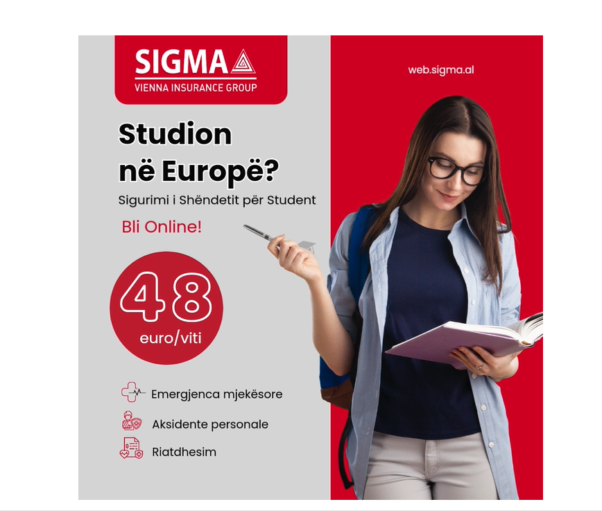 Student jashtë Shqipërisë? Mbrojtja që kushton vetëm 48 euro