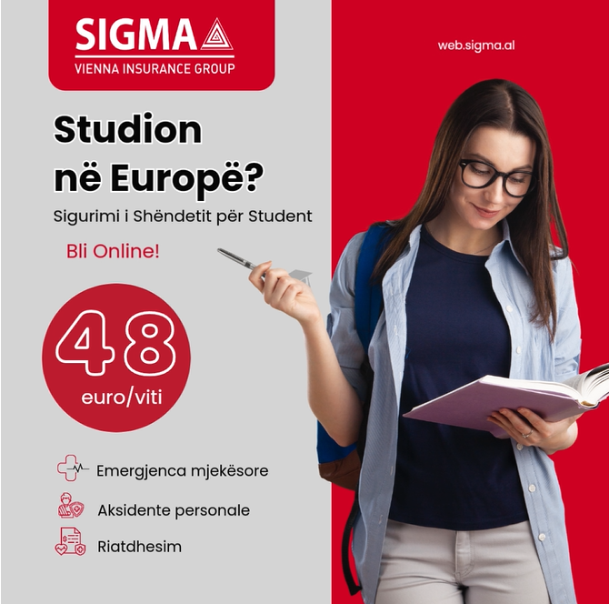 Student jashtë Shqipërisë? Mbrojtja që kushton vetëm 48 euro