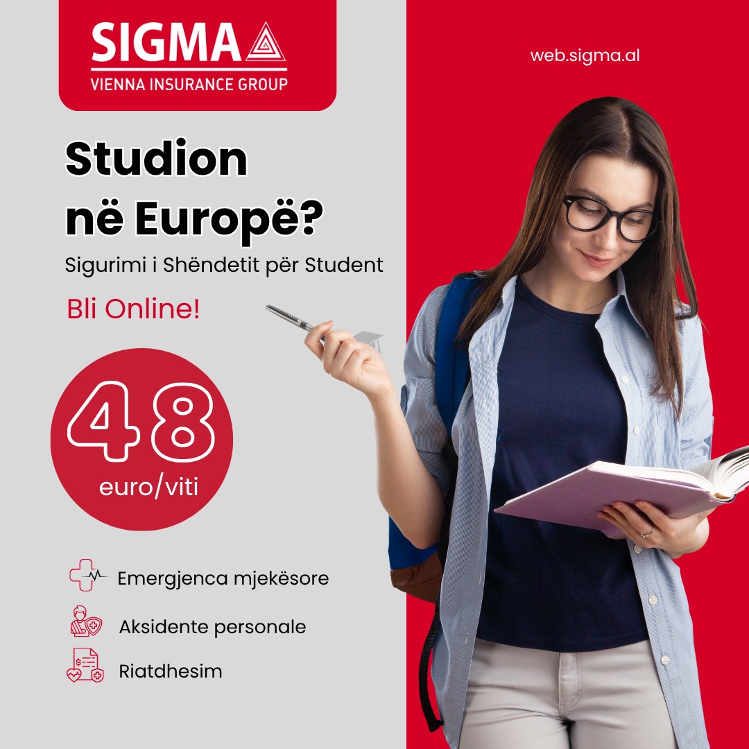 Student jashtë Shqipërisë? Mbrojtja që kushton vetëm 48 euro
