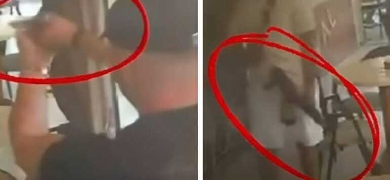 Kallash dhe pistoletë/ Sherr i dhunshëm në Velipojë, dy persona nxjerrin armët në mes të lokalit