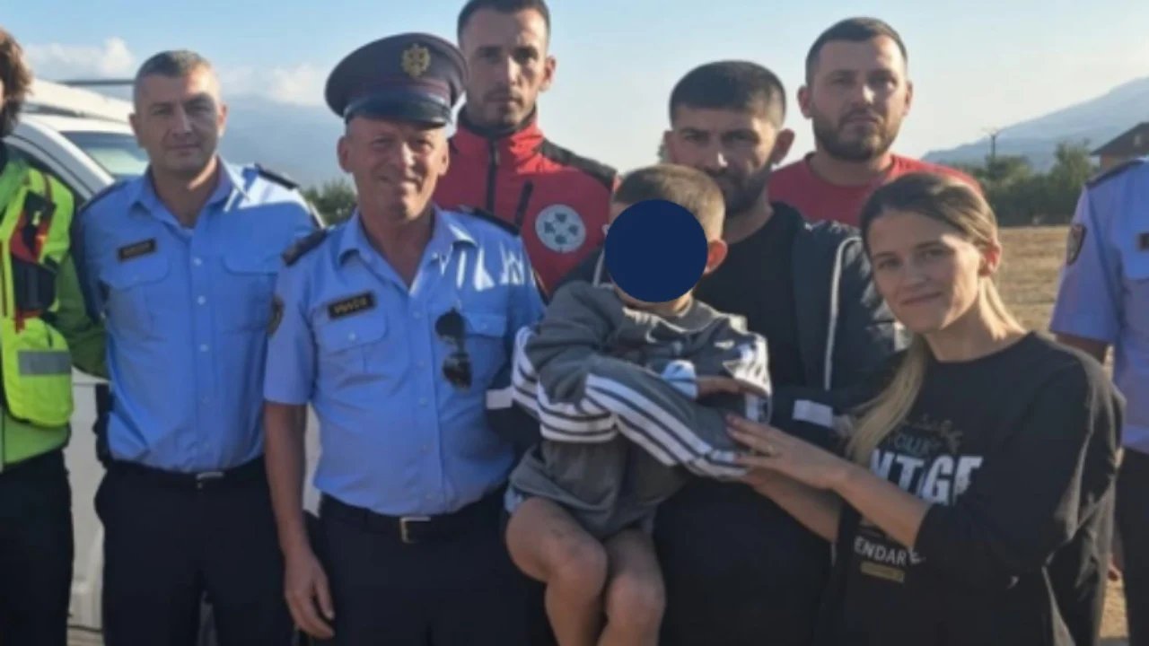 Gjendet 7-vjeçari i humbur në Kukës, ribashkohet me familjen