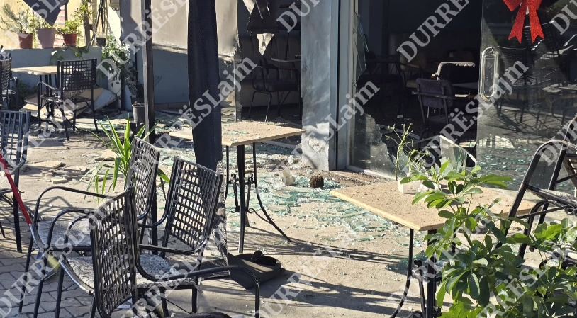 Shpërthim me lëndë plasëse në një lokal në Durrës (VIDEO)