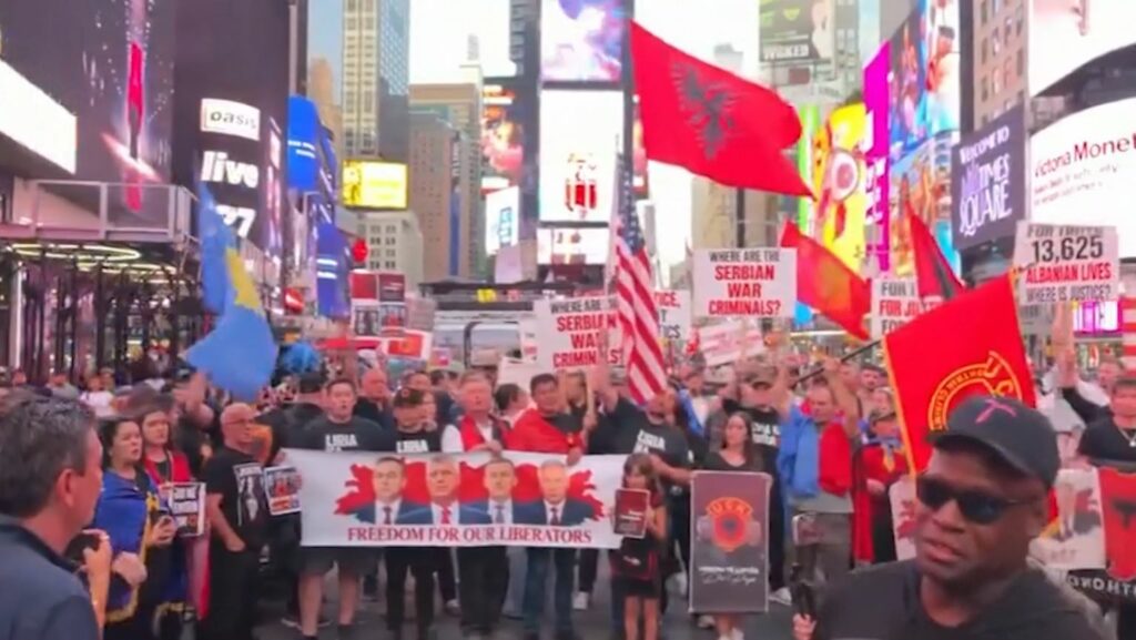 Protestë kundër Hagës para OKB-së në New York