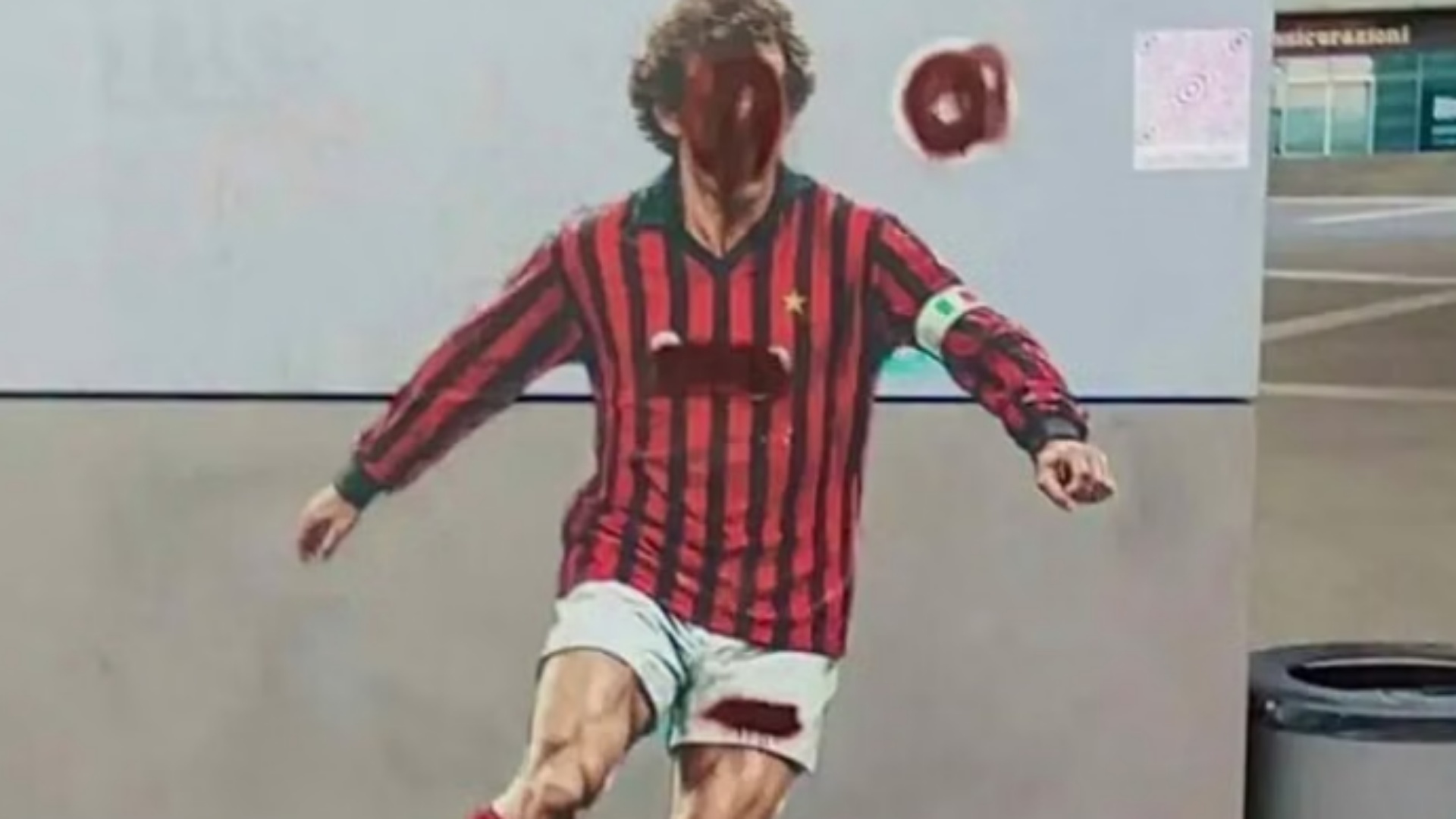 Vandalizohet muralesi dedikuar Franco Baresit te selia e Milanit