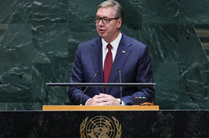 Vuçiç në OKB kërkon respektimin e Rezolutës 1244: Serbia do të mbrojë interesat e saj për Kosovën