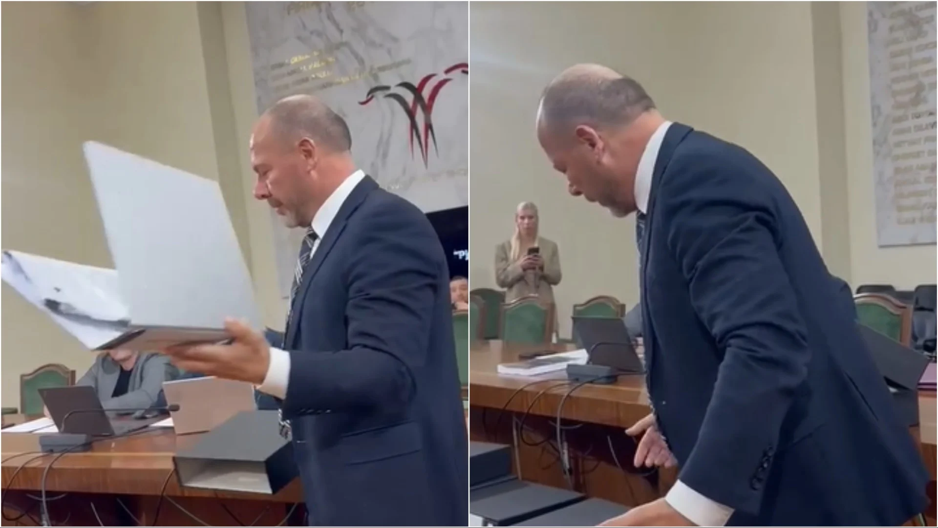 Tensione në Komisionin e Ligjeve, Xhelal Mziu i tund në “fytyrë” dosjet bosh Ulsi Manjajt
